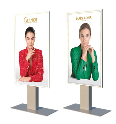 Ecran 49 pouces sur Pied Métal pour Guinot et Mary COHR