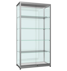 Vitrine Tour porte coulissante sans stockage + LED