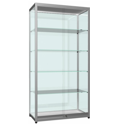 Vitrine Tour porte coulissante sans stockage + LED