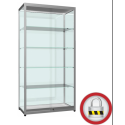 Vitrine Tour porte coulissante sans stockage + LED