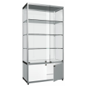 Vitrine Tour Wide 2 portes avec stockage + LED Vitrine Tour Wide 2 portes avec stockage + LED