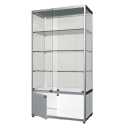 Vitrine Tour Wide 2 portes avec stockage + LED Vitrine Tour Wide 2 portes avec stockage + LED