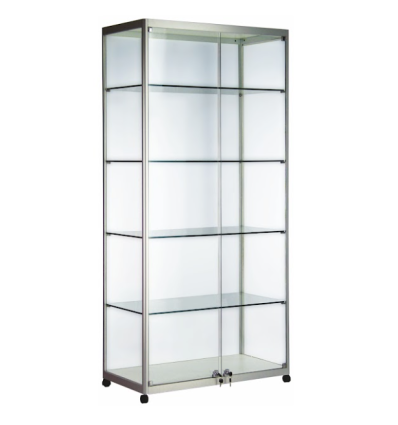 Vitrine Tour Wide 500x950x2000mmH 2 portes sans stockage + LED