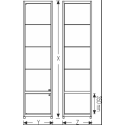 Vitrine Tour avec stockage sécurisé + LED Vitrine Tour avec stockage sécurisé + LED
