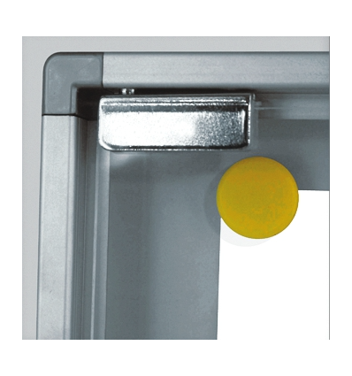 Vitrine murale intérieure fond métal