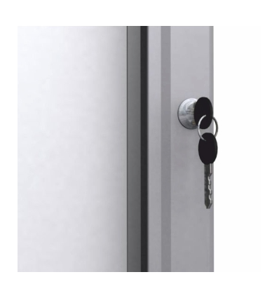 Vitrine murale extérieure fond métal