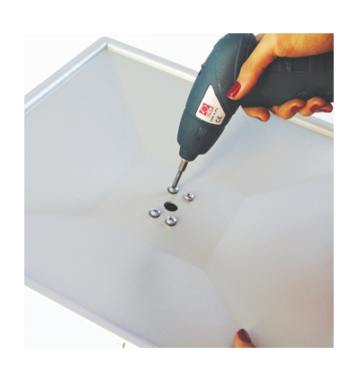 Vitrine fond liège pied simple