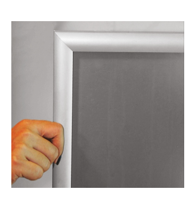 Cadres suspendus charnières double face aluminium