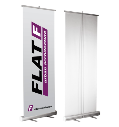 Porte affiche enrouleur