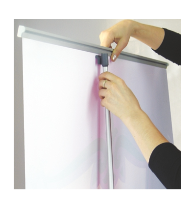 Porte affiche enrouleur