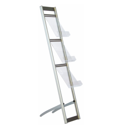 Porte brochure de sol double 6xA4