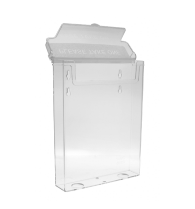 Présentoir de brochures extérieure simple compartiment