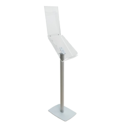 Piètement aluminium et boitier A4 horizontal