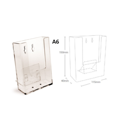 Présentoir de brochures mural