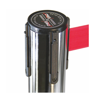 Poteau guide file enrouleur