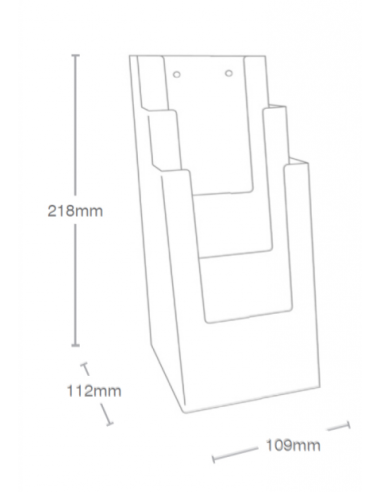 Lot de 10 PRÉSENTOIRS DE COMPTOIR 3 CASES -...
