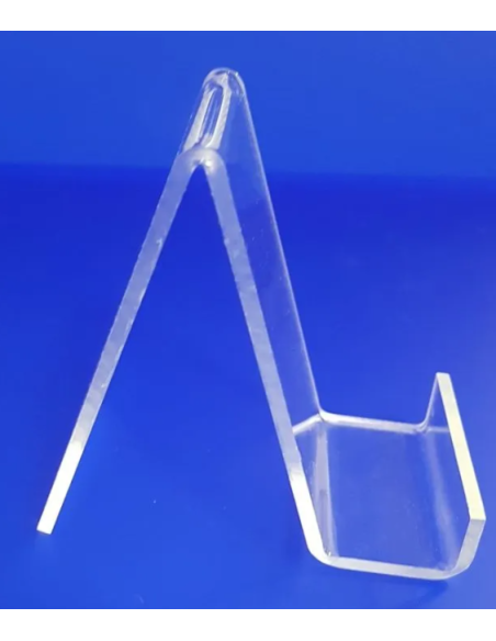 Lot de 10 Supports produit petit format en plastique transparent