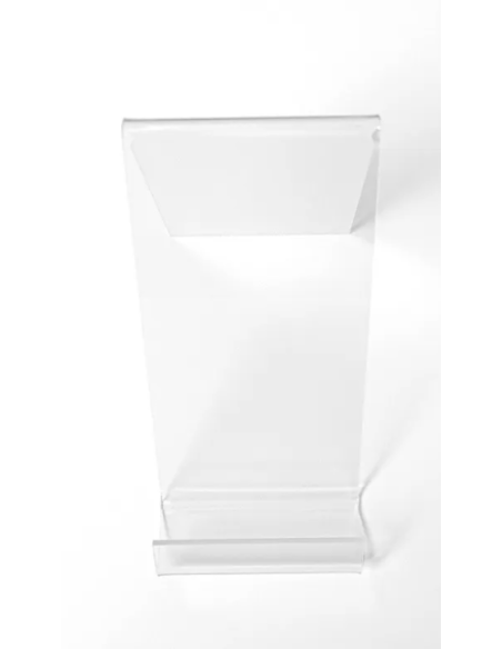 Lot de 10 Supports produit grand format en plastique transparent