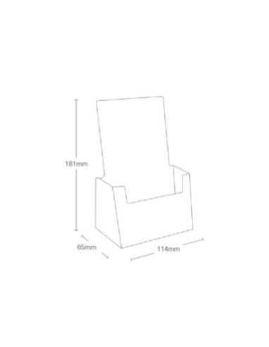 Lot de 10 Porte-brochures comptoir simple...