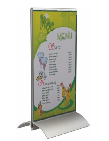 Lot de 10 Présentoirs socle aluminium...