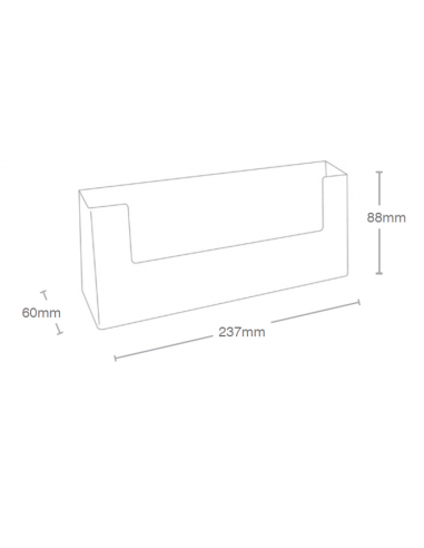 Lot de 10 Présentoirs de brochures comptoir...