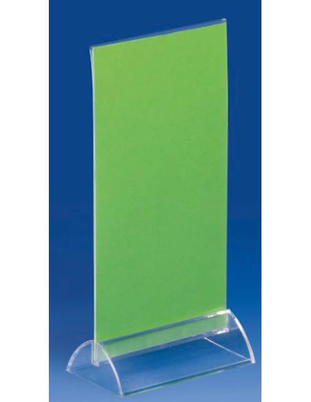 Lot de 10 Porte-visuels socle injecté recto-verso - format A5