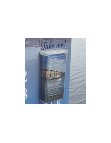 Lot de 10 Porte-brochures extérieur simple...
