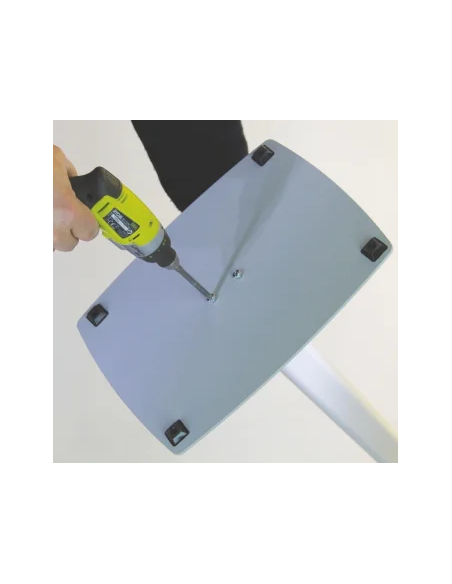 Présentoir de visuel sur pied droit format horizontal