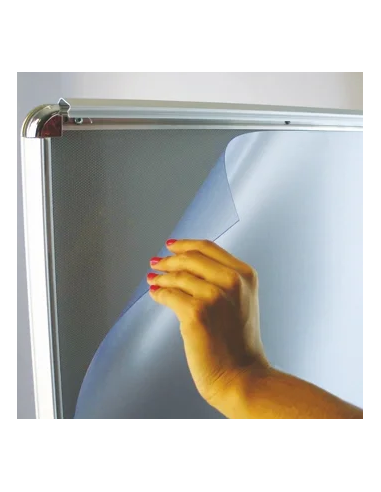 Porte visuel double pieds