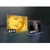 Porte visuel double face
