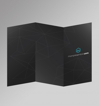 Pack impression Flyer 3 volets (A4 2 plis roulés)